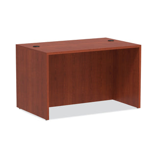 Alera® Valencia Series Straight Desk Shell, 47.25w x 29.5d x 29.63h, Medium Cherry (ALEVA214830MC)