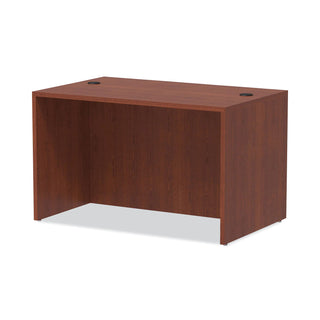 Alera® Valencia Series Straight Desk Shell, 47.25w x 29.5d x 29.63h, Medium Cherry (ALEVA214830MC)