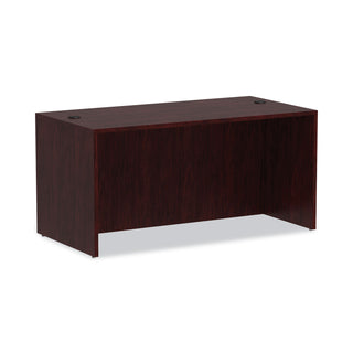 Alera® Valencia Series Straight Desk Shell, 59.13w x 29.5d x 29.63h, Mahogany (ALEVA216030MY)