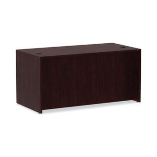 Alera® Valencia Series Straight Desk Shell, 59.13w x 29.5d x 29.63h, Mahogany (ALEVA216030MY)