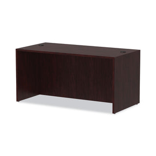 Alera® Valencia Series Straight Desk Shell, 59.13w x 29.5d x 29.63h, Mahogany (ALEVA216030MY)
