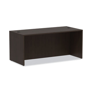 Alera® Valencia Series Straight Front Desk Shell, 65w x 29.5d x 29.63h, Espresso (ALEVA216630ES)