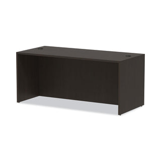 Alera® Valencia Series Straight Front Desk Shell, 65w x 29.5d x 29.63h, Espresso (ALEVA216630ES)