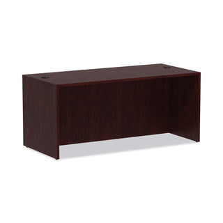 Alera® Valencia Series Straight Front Desk Shell, 65w x 29.5d x 29.63h, Mahogany (ALEVA216630MY)