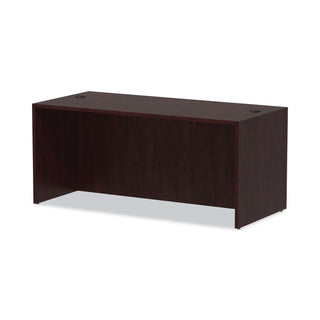 Alera® Valencia Series Straight Front Desk Shell, 65w x 29.5d x 29.63h, Mahogany (ALEVA216630MY)