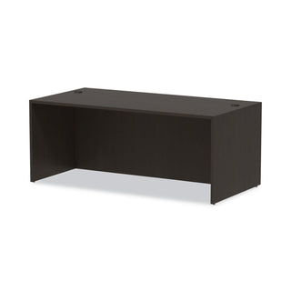 Alera® Valencia Series Straight Front Desk Shell, 71w x 35.5d x 29.63h, Espresso (ALEVA217236ES)