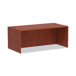 Alera® Valencia Series Straight Desk Shell, 71w x 35.5d x 29.63h, Medium Cherry (ALEVA217236MC)