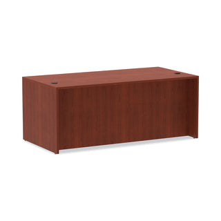 Alera® Valencia Series Straight Desk Shell, 71w x 35.5d x 29.63h, Medium Cherry (ALEVA217236MC)