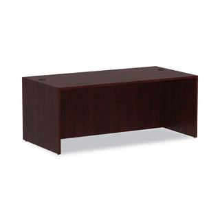 Alera® Valencia Series Straight Front Desk Shell, 71w x 35.5d x 29.63h, Mahogany (ALEVA217236MY)