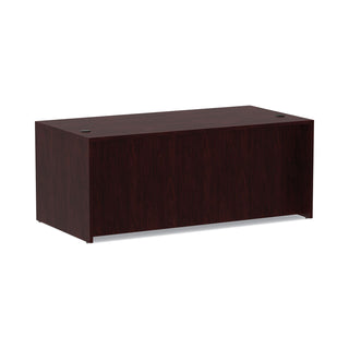 Alera® Valencia Series Straight Front Desk Shell, 71w x 35.5d x 29.63h, Mahogany (ALEVA217236MY)