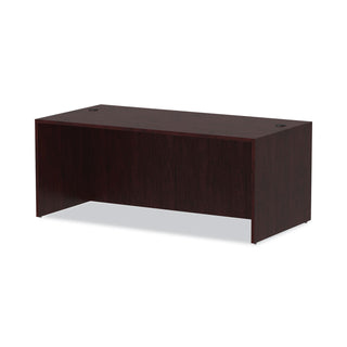 Alera® Valencia Series Straight Front Desk Shell, 71w x 35.5d x 29.63h, Mahogany (ALEVA217236MY)