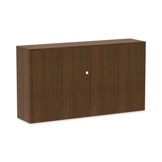 Alera® Valencia Series Hutch, 3-Comp, 64.75w x 15d x 35.38h, Modern Walnut (ALEVA286615WA)