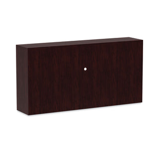 Alera® Valencia Series Hutch with Doors, 70.63w x 15d x 35.38h, Mahogany (ALEVA287215MY)