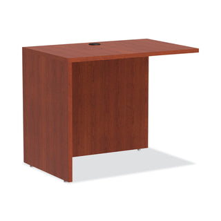 Alera® Valencia Series Reversible Return/Bridge Shell, 35w x 23 5/8d x 29 1/2h, Medium Cherry (ALEVA353624MC)