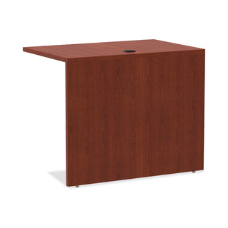 Alera® Valencia Series Reversible Return/Bridge Shell, 35w x 23 5/8d x 29 1/2h, Medium Cherry (ALEVA353624MC)