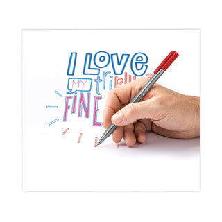 Staedtler® triplus Fineliner Marker, Super Fine, Water-Based, 10 Color Set (STD334SB10A6)