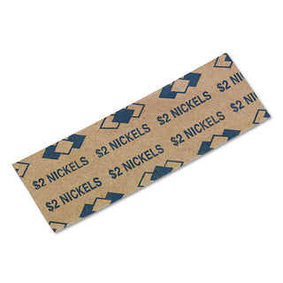 Iconex™ Tubular Coin Wrappers, Nickels, $2, Pop-Open Wrappers, 1000/Pack (ICX94190052)