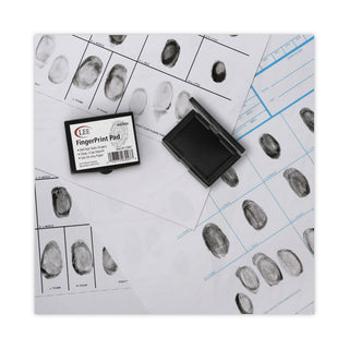 LEE Inkless Fingerprint Pad, 2 1/4 x 1 3/4, Black (LEE03027)