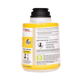 SC Johnson Professional® TruShot 2.0 Restroom Cleaner - Concentrate Spray - 10 fl oz (0.3 quart) - Clean Fresh ScentCartridge - 4 / Carton - Clear (SJN315384)