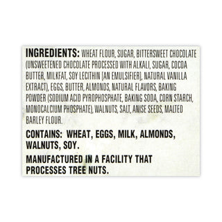 Nonni's® Biscotti, Dark Chocolate Almond, 1 lb 5 oz Tub (GRR30700123)
