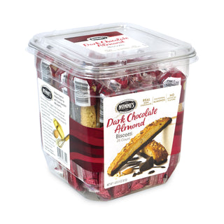 Nonni's® Biscotti, Dark Chocolate Almond, 1 lb 5 oz Tub (GRR30700123)