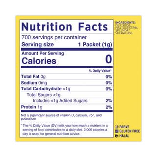 Splenda® No Calorie Sweetener Packets, 700/Box (JOJ200094)