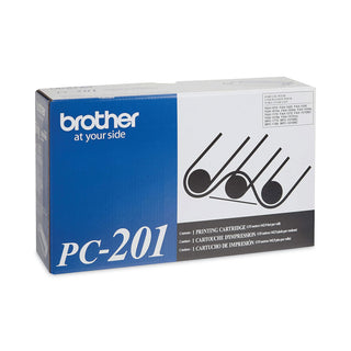 Brother PC-201 Thermal Transfer Print Cartridge, 450 Page-Yield, Black (BRTPC201)
