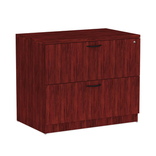 Alera® Valencia Series Two Drawer Lateral File, 34w x 22.75d x 29.5h, Mahogany (ALEVA513622MY)