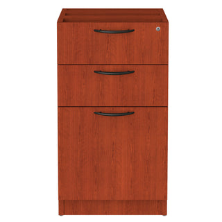 Alera® Valencia Box/Box/File Full Pedestal, 15.63w x 20.5d x 28.5h, Medium Cherry (ALEVA532822MC)