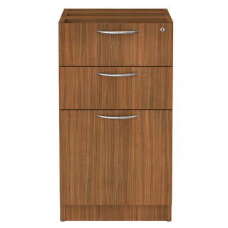 Alera® Valencia Series Box/Box/File Full Pedestal, 15.63w x 20.5d x 28.5h, Modern Walnut (ALEVA532822WA)