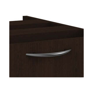 Alera® Valencia Series 3/4 Box/File Pedestal,15.63w x 20.5d x 19.25h, Espresso (ALEVA552222ES)
