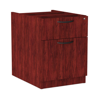 Alera® Valencia Series 3/4 Box/File Pedestal,15.63w x 20.5d x 19.25h,Mahogany (ALEVA552222MY)