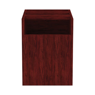 Alera® Valencia Series 3/4 Box/File Pedestal,15.63w x 20.5d x 19.25h,Mahogany (ALEVA552222MY)
