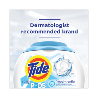 Tide® Pods, Unscented, 81 Pods/Tub, 4 Tubs Carton (PGC91798)
