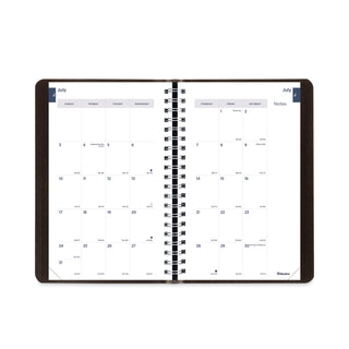 Blueline® Academic Weekly/Monthly Planner, 8 x 5, Black Cover, 13-Month: July 2025 to Aug 2026 (REDCA101BLK)