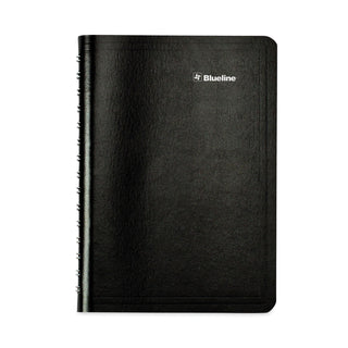 Blueline® Academic Daily/Monthly Planner, 8 x 5, Black Cover, 12-Month (Aug to July): 2025 to 2026 (REDCA201BLK)