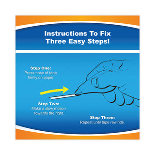 BIC® Wite-Out EZ Correct Correction Tape, Non-Refillable, 1/6" x 472", 18/Pack (BICWOTAP18)