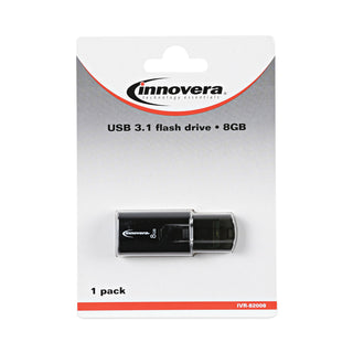 Innovera® USB 3.0 Flash Drive, 8 GB, (IVR82008)