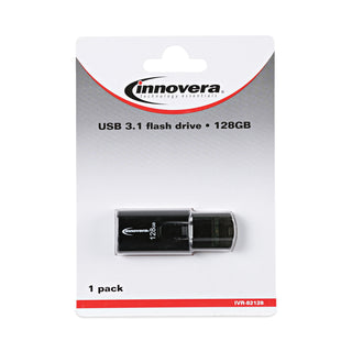 Innovera® USB 3.0 Flash Drive, 128 GB, (IVR82128)