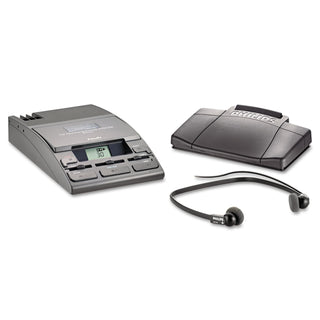 Philips® 720-T Desktop Analog Mini Cassette Transcriber Dictation System w/Foot Control (PSPLFH072052)