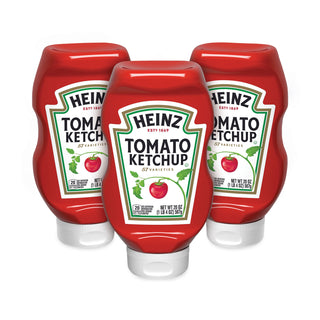 Heinz Tomato Ketchup Squeeze Bottle, 20 oz Bottle, 3/Pack (GRR20901009)