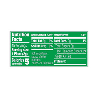 Orbit® White Sugar-Free Gum, Spearmint, 15 Pieces/Pack, 9 Packs/Box (GRR20902548)