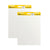 Post-it® Vertical-Orientation Self-Stick Easel Pads, Unruled, 30 White 25 x 30 Sheets, 2/Carton (MMM559)