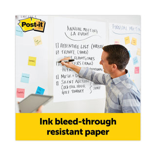Post-it® Vertical-Orientation Self-Stick Easel Pad Value Pack, Unruled, 30 White 25 x 30 Sheets, 4/Carton (MMM559VAD)