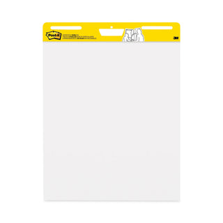 Post-it® Vertical-Orientation Self-Stick Easel Pad Value Pack, Unruled, 30 White 25 x 30 Sheets, 6/Carton (MMM559VAD6PK)