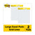Post-it® Vertical-Orientation Self-Stick Easel Pads, Quadrille Rule (1 sq/in), 30 White 25 x 30 Sheets, 2/Carton (MMM560)