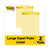 Post-it® Vertical-Orientation Self-Stick Easel Pads, Presentation Format (1 1/2" Rule), 30 Yellow 25 x 30 Sheets, 2/Carton (MMM561)