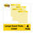 Post-it® Vertical-Orientation Self-Stick Easel Pad Value Pack, Faint 1 1/2" Rule, 30 Yellow 25 x 30 Sheets, 4/Carton (MMM561VAD4PK)