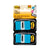 Post-it® Standard Page Flags in Dispenser, Bright Blue, 100 Flags/Dispenser (MMM680BB2)