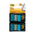 Post-it® Standard Page Flags in Dispenser, Blue, 100 Flags/Dispenser (MMM680BE2)